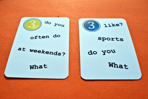 Fun Card English. My First 50 Questions