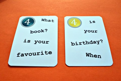Fun Card English. My First 50 Questions