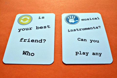 Fun Card English. My First 50 Questions