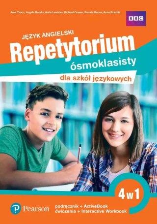 Język angielski. Repetytorium ósmoklasisty dla szkół językowych. 4w1. Podręcznik i ćwiczenia