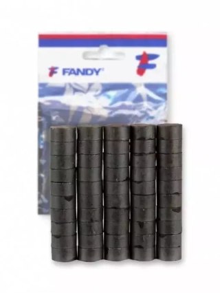 Magnesy 15mm czarne 40szt