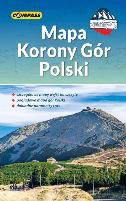 Mapa Korony Gór Polski Mapa Korony Gór Polski