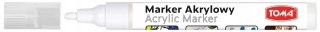 Marker akrylowy Toma biały 2,5 mm
