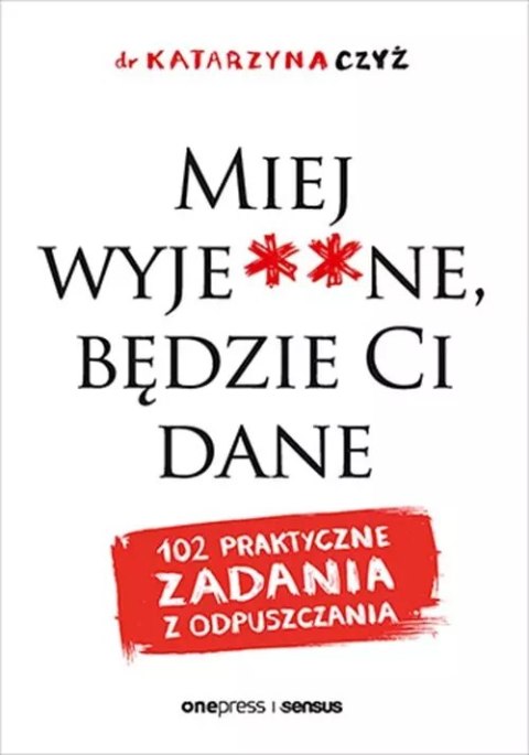 Miej wyje**ne, będzie Ci dane. 102 praktyczne zadania z odpuszczania Miej wyje**ne, będzie Ci dane. 102 praktyczne zadania z odpuszczania