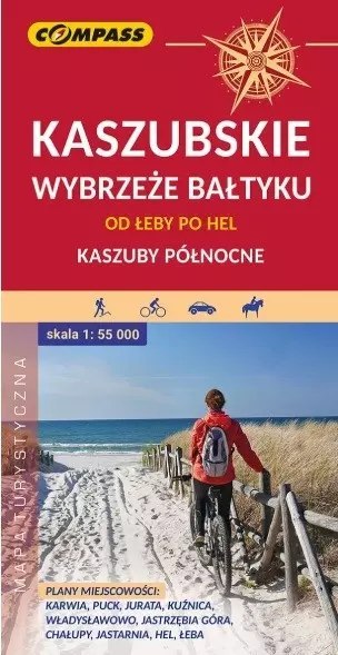 Kaszubskie Wybrzeże Bałtyku. Mapa turystyczna, 1:55 000