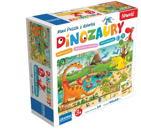 Maxi puzzle Dinozaury Granna Maxi puzzle Dinozaury Granna