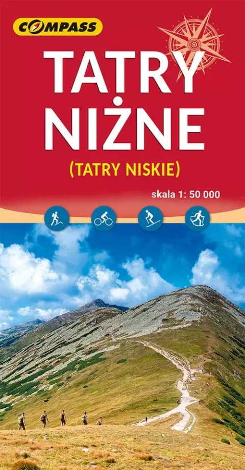 Mapa Tatry Niżne (Tatry Niskie) Mapa Tatry Niżne (Tatry Niskie)