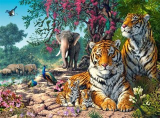 Puzzle 3000 elementów. Hobby. Tiger Sanctuary