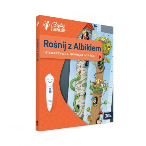Czytaj z Albikiem. Rośnij z Albikiem! Miarka dla dzieci na ścianę Czytaj z Albikiem. Rośnij z Albikiem! Miarka dla dzieci na ścianę