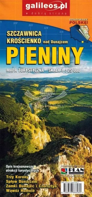 Pieniny, 1:25 000