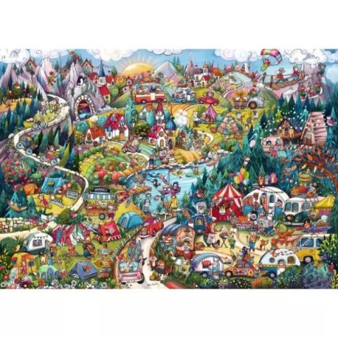 Puzzle 2000 elementów. Aktywny weekend, Rita Bergman Puzzle 2000 elementów. Aktywny weekend, Rita Bergman