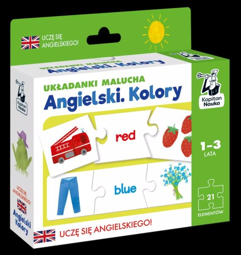 Układanki malucha. Angielski. Kolory Układanki malucha. Angielski. Kolory