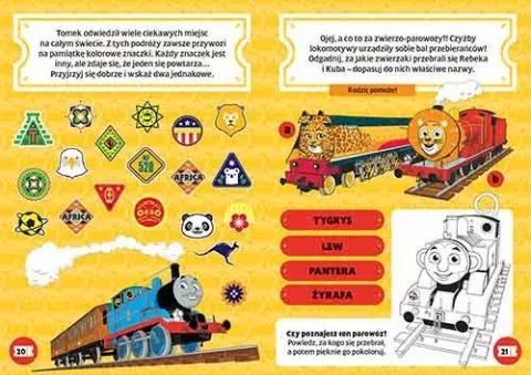 Zabawy i zadania z naklejkami. Tomek i przyjaciele Zabawy i zadania z naklejkami. Tomek i przyjaciele