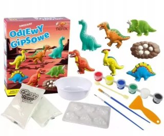 Dinozaury zestaw do odlewania z gipsu