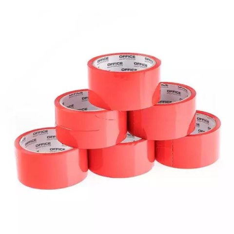 Taśma pakowa czerwona 48mm / 50yds / 36mic OFFICE PRODUCTS p6 cena za 1 szt Taśma pakowa czerwona 48mm / 50yds / 36mic OFFICE PRODUCTS p6 cena za 1 szt