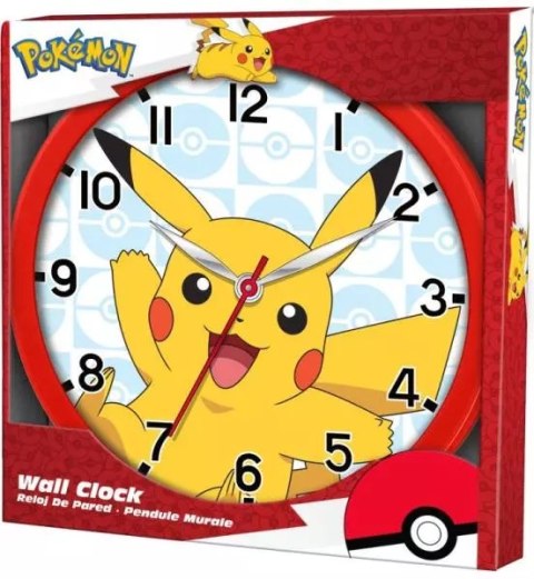 Zegar ścienny Wall clock 25cm Pokemon POK3159 Kids Euroswan Zegar ścienny Wall clock 25cm Pokemon POK3159 Kids Euroswan