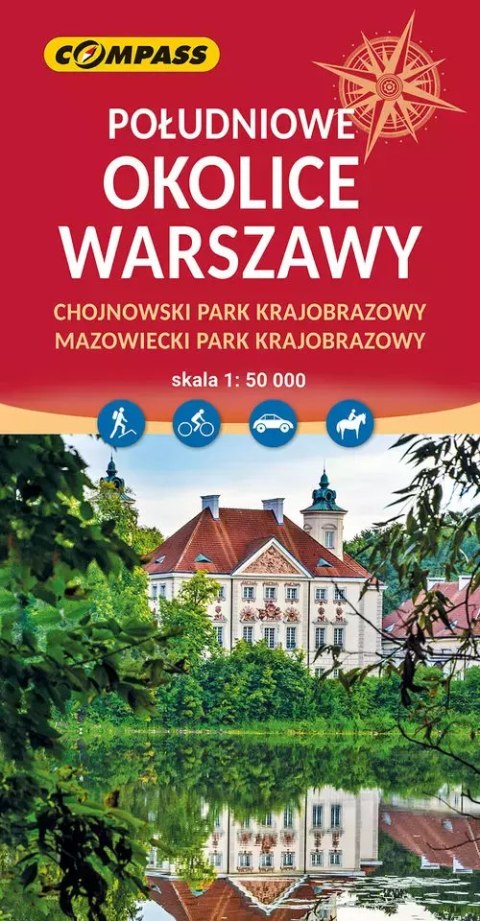 Mapa Południowe okolice Warszawy Mapa Południowe okolice Warszawy