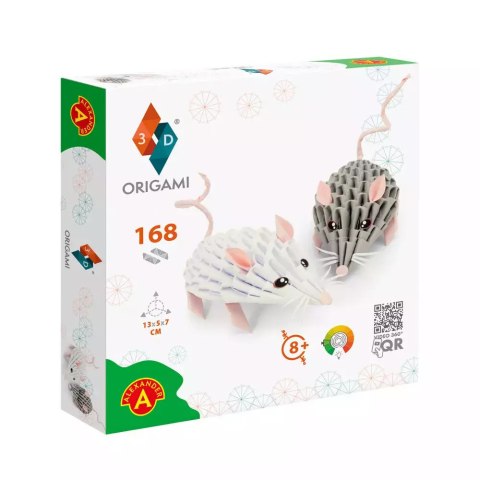 Origami 3D. Myszki (168 elementów)