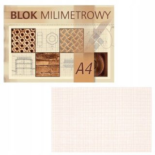 Blok milimetrowy A4 Kreska
