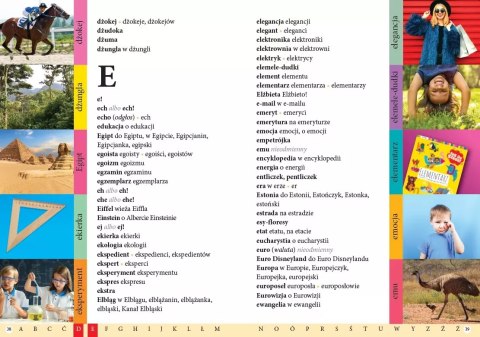 Ilustrowany słownik ortograficzny. Seria: Idę do szkoły. Ilustrowany słownik ortograficzny. Seria: Idę do szkoły.