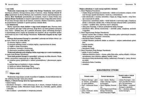 Opowieść wigilijna (wydanie z opracowaniem i streszczeniem) Opowieść wigilijna (wydanie z opracowaniem i streszczeniem)