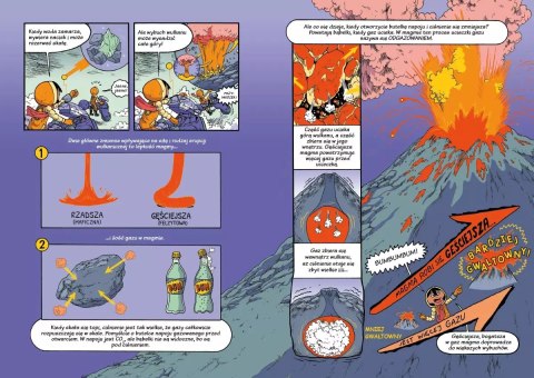 Naukomiks. Wulkany - ogień i życie Naukomiks. Wulkany - ogień i życie