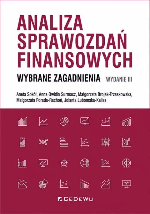 Analiza sprawozdań finansowych Wybrane zagadnienia Analiza sprawozdań finansowych Wybrane zagadnienia