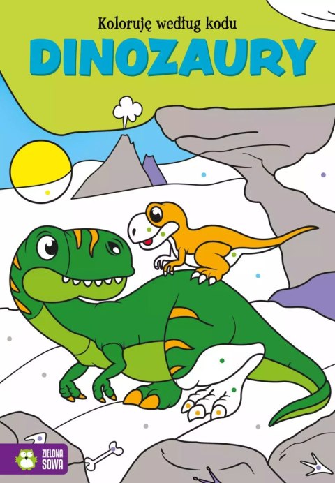 Koloruję według kodu. Dinozaury Koloruję według kodu. Dinozaury