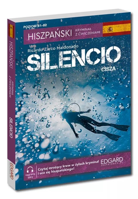 Hiszpański. Kryminał z ćwiczeniami. Silencio. Cisza
