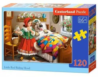 Puzzle 120 elementów. Czerwony Kapturek