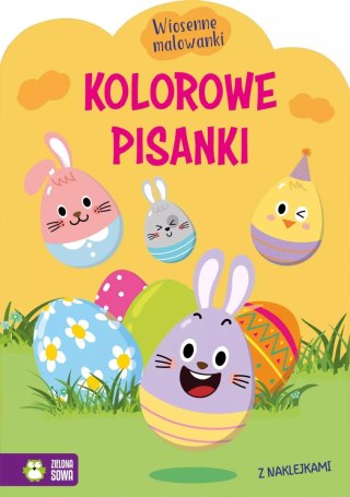 Wiosenne malowanki. Kolorowe pisanki