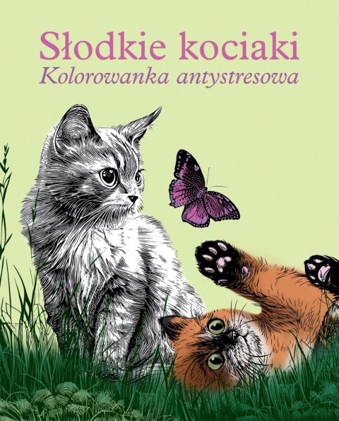 Słodkie kociaki. Kolorowanka antystresowa Słodkie kociaki. Kolorowanka antystresowa