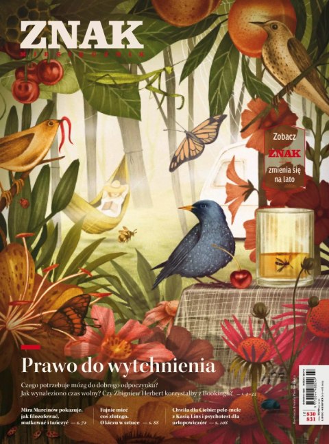 Miesięcznik ZNAK 830-831 (07-08/2024) - Prawo do wytchnienia Miesięcznik ZNAK 830-831 (07-08/2024) - Prawo do wytchnienia