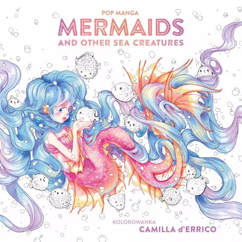 Pop manga. Mermaids and other sea creatures Pop manga. Mermaids and other sea creatures
