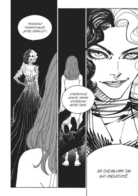 Cruella. Czerń, biel i czerwień Cruella. Czerń, biel i czerwień