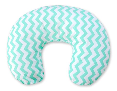 Poduszka do karmienia- Simple chevron miętowy Poduszka do karmienia- Simple chevron miętowy