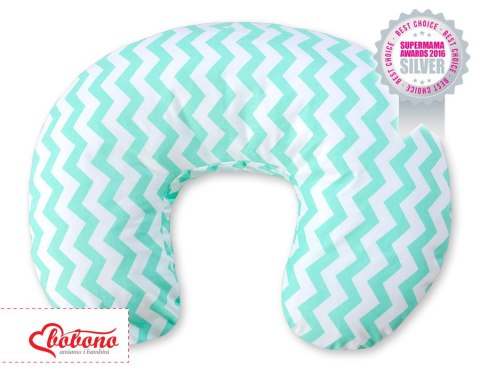 Poduszka do karmienia- Simple chevron miętowy Poduszka do karmienia- Simple chevron miętowy