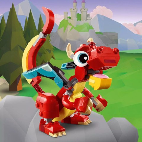 LEGO Creator 3 w 1 Czerwony smok 31145