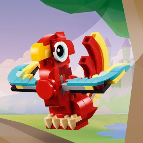 LEGO Creator 3 w 1 Czerwony smok 31145