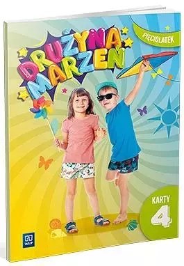 Drużyna marzeń Pięciolatek.Karty pracy cz.4 2022