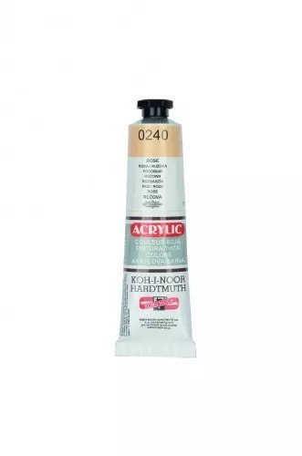 Farby akrylowe Roz 40ml 162729 w tubce Koh-i-noor