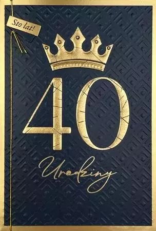 Karnet B6 Urodziny 40 Karnet B6 Urodziny 40