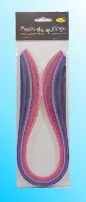 Paski do quillingu 5mmx50cm różowe 100szt