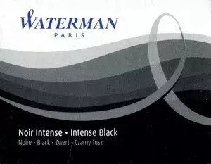 Waterman - naboje do pióra czarne 8 sztuk