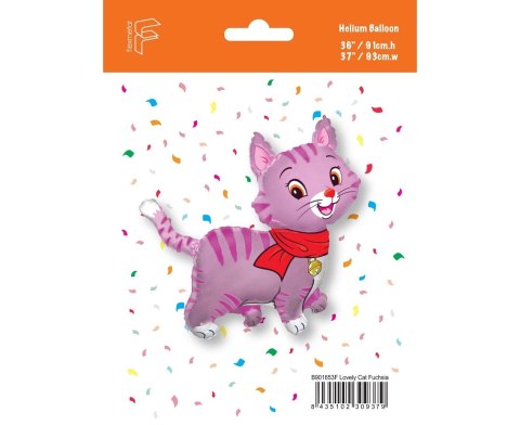 Balon foliowy, kotek różowy (61 cm) Balon foliowy, kotek różowy (61 cm)