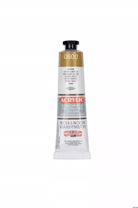 Farby akrylowe Ochra 40ml 162721 w tubce Koh-i-noor Farby akrylowe Ochra 40ml 162721 w tubce Koh-i-noor