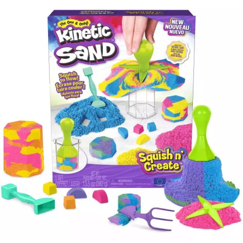 Kinetic Sand. Piasek kinetyczny. Zgniataj i twórz, 382g