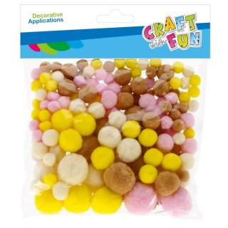 Ozdoba dekoracyjna Pompon 140szt Mix Cf Pbh 12/144