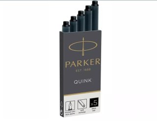 Parker. Naboje do pióra Quink czarne (5 sztuk)