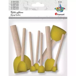 Pędzle Gabkowe Mix Op8szt Pbh